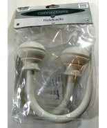 Connections CURTAIN HOLDBACKS Matte White - Cambria - $8.54