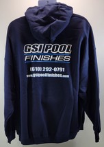 CB) GSI Pool Finishes Navy Blue Hoodie Pullover Sweatshirt 3XL - $11.87