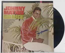 Johnny Mathis Signed Autographed &quot;So Nice&quot; Record Album - COA Card - £39.49 GBP
