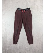 CALVIN KLEIN Boys Joggers Sweatpants Size 8 Performance Dark Red - $11.98