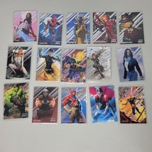 2022 Marvel Fleer Ultra Avengers Lot of 15 Cards Thick Agnet 13 Black Widow Cpat - £12.75 GBP