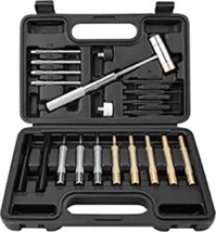 21 piece Gun Smith Brass Punch Set with 1 Double Faced Mallet - £22.02 GBP