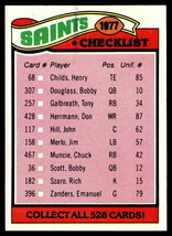 1977 Topps #217 New Orleans Saints CL EX-B110 - £15.56 GBP