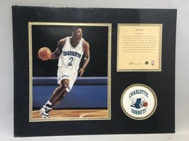 Larry Johnson 1994 Charlotte Hornets Matted Kelly Russell Lithograph Print #507 - £14.13 GBP