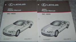 1992 LEXUS SC400 SC 400 Service Repair Workshop Shop Manual Set NEW - £220.82 GBP