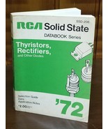 RCA SOLID STATE DATA BOOK SERIES - THYRISTORS, RECTIFIERS AND OTHER DIOD... - $14.45