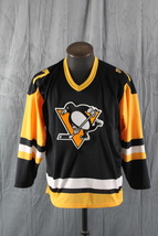 Pittsburgh Penguins Jersey (VTG) - 1990s Away number 77 - Men&#39;s Medium  - $55.00