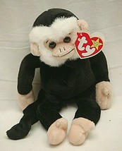 Ty Original Beanie Baby Mooch Monkey Beanbag Plush Toy Swing &amp; Tush Tags a - £11.67 GBP