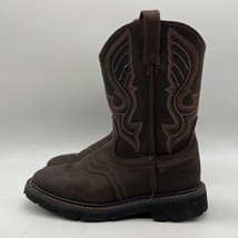 Cody James Decimator Leather Round Soft Toe Work Boot Men’s 8D - £48.06 GBP