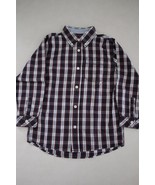 TOMMY HILFIGER Boys Long Sleeve Cotton Button Down Shirt size 5 - £10.11 GBP