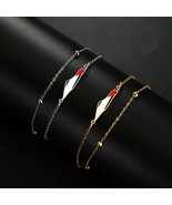 AAP- Cazador Palestine Map Double Layers Beads Chain for Women Stainless... - $17.99