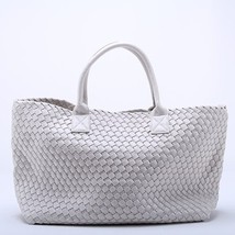OLOEY New woven handbags imitation sheepskin star shoulder bag large capacity bu - £92.91 GBP