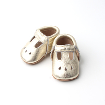 Baby Mary Janes Gold baby moccasins Baby Shoes baby moccasins Toddler Shoes - £13.54 GBP+