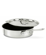 All-Clad d5  5-ply Polished Stainless-Steel 3-Qt NONSTICK Sauté Pan with... - $136.44 CAD