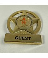 Houston Texas Cowboy Boots Hat Livestock Show And Rodeo 2006 Guest Pin - $224.81 MXN