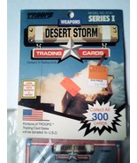 Weapons Desert Storm Pack #8704 12 Unopened Trading Cards 1991 by Spectr... - £7.06 GBP