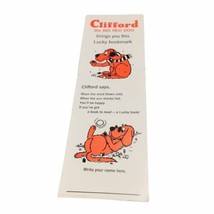 Vintage 70s Clifford The Big Red Dog Bookmark Scholastic Reading Books 1971 Rare - £11.16 GBP