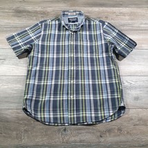 The New Ivy Mens Medium Short Sleeve Shirt Relaxed Designer Casual Work Office - £18.49 GBP
