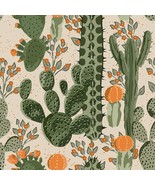 Veelike Desert Cactus Wallpaper 17.7&#39;&#39;X118&#39;&#39; Green Cacti Succulents Floral - £31.86 GBP