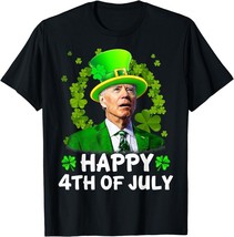 Happy 4th Of July Confused Funny Joe Biden St Patricks Day Unisex T-Shirt - £11.21 GBP+