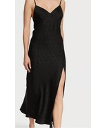 Victorias Secret Icon Satin Midi Slip Nightdress Medium Black VS - $1,129.00 MXN