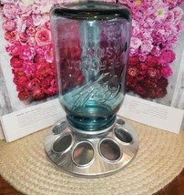 HS Galvanized Ball Jar Chicken Feeder, Metal Ball Jar Candy Dish **Jar Not Inclu - $16.31