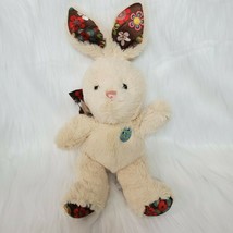 HugFun Bunny Rabbit Cream Easter Egg Flower Feet Bow Plush 10&quot; Stuffed T... - £13.32 GBP
