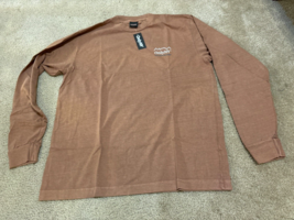 NWT Only Ny T-Shirt Size S Small Long Sleeve High Peaks Brown Mountains NWT - £18.51 GBP