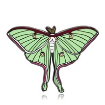 Luna Moth Hard Enamel Pin - $9.99