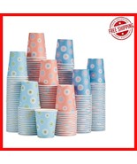 Daisy 300 Pack 8 oz Disposable Paper Cups - Durable Hot/Cold Beverages - $770.75 MXN
