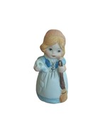 JASCO 1978 Merry Bells Girl Figurine Vintage Bisque Porcelain Rare Colle... - $164.08 MXN