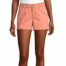a.n.a. Women&#39;s Mid Rise Twill Chino Shorts Size 16 Spanish Tile NEW 3.5&quot; - £16.86 GBP