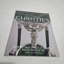 Christie&#39;s Important Silver Objects of Vertu and Russian Works of Art Oct 2001 - $29.98