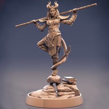 1/18 100mm 3D Print Model Kit Beautiful Girl Woman Warrior Devil Unpainted - £47.09 GBP