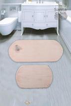 (60x100+60x50) Plush Non-Slip Base Double Closet Set Pink Bath Mat Set - £36.97 GBP