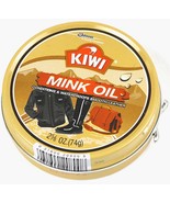 1 KIWI MINK OIL Paste tin Conditioner &amp; WaterProofer proTect LEATHER Boo... - $1,395.38 MXN