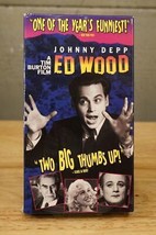 VHS Movie Johnny Depp Tim Burton ED WOOD Hollywood Filmmaker - £15.65 GBP