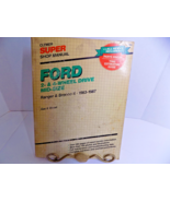 FORD RANGER &amp; BRONCO 2 CLYMER SUPER SHOP MANUAL 1983-1989 2 &amp; 4WD Mid-Size - £33.02 GBP
