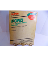 FORD RANGER &amp; BRONCO 2 CLYMER SUPER SHOP MANUAL 1983-1989 2 &amp; 4WD Mid-Size - £31.64 GBP