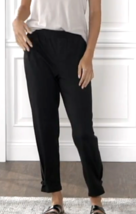 Any Body Cozy Knit Luxe Petite Pants- Black, Petite 1X - £17.31 GBP