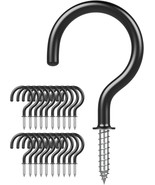 Argojolo Ceiling Hooks – Vinyl Coated Screw Hooks – 1-1/2 Inches Cup Hoo... - $276.07 MXN