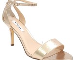 Nina Women Stiletto Heel Ankle Strap Sandal Venetia Size US 11M Taupe Gold - £22.15 GBP