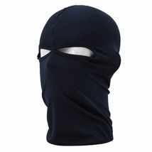Navy Blue Balaclava Face Mask UV Cover Neck Gaiter Face Scarf Outdoor - $11.98