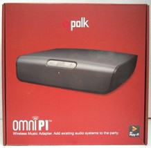 NEW Polk Audio Omni P1 Wireless WiFi Music Adapter Home Multi-room Streaming - £49.95 GBP