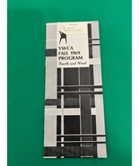 YWCA fall 1969 program booklet Pittsburgh location - €16,88 EUR
