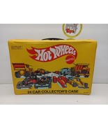Hot Wheels Vintage 24 Car Collector&#39;s Case Storage Yellow BW No. 8227 US... - $59.99