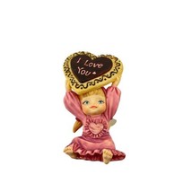 Pattycake Pixies Chrissy Figurine Valentine Gift I Love You Heart Art Fusion - £26.84 GBP