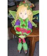 Yankee Candle Shelf SItter Mantel Figure Skater Girl Fairy Winter Snowflake - $317.61 MXN