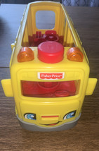 Fisher-Price Little People Sit with Me Talking School Bus Talks Sings Lights Up - £6.26 GBP