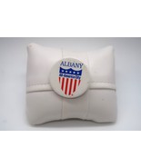 Vintage Albany NY Pin Back Button All America City Patriotic Unusual Find - $9.99